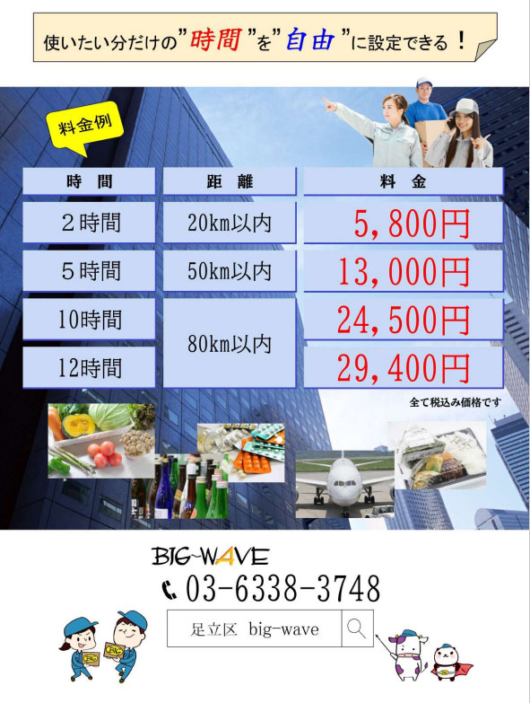 料金表